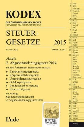 KODEX Steuergesetze 2015 - Roland Grabner, Christoph Ritz