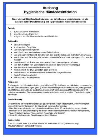 Formularmappe Spezieller Hygiene- und Infektionsschutz in Arztpraxen