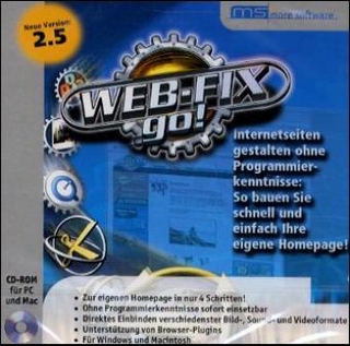 Web-Fix go! 2.5, 1 CD-ROM