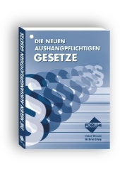 Die neuen aushangpflichtigen Gesetze