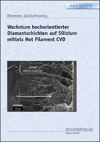 Wachstum hochorientierter Diamantschichten auf Silizium mittels Hot Filament CVD