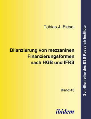 Bilanzierung von mezzaninen Finanzierungsformen nach HGB und IFRS