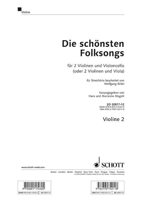 Die sch&ouml;nsten Folksongs - 