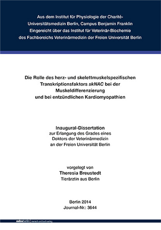 Die Rolle des herz- und skelettmuskelspezifischen Transkriptionsfaktors skNAC bei der Muskeldifferenzierung und bei entzündlichen Kardiomyopathien