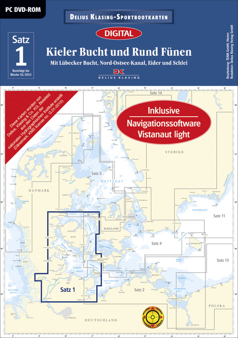 Satz 1: Kieler Bucht und Rund F&uuml;nen (DVD-ROM, Ausgabe 2015)