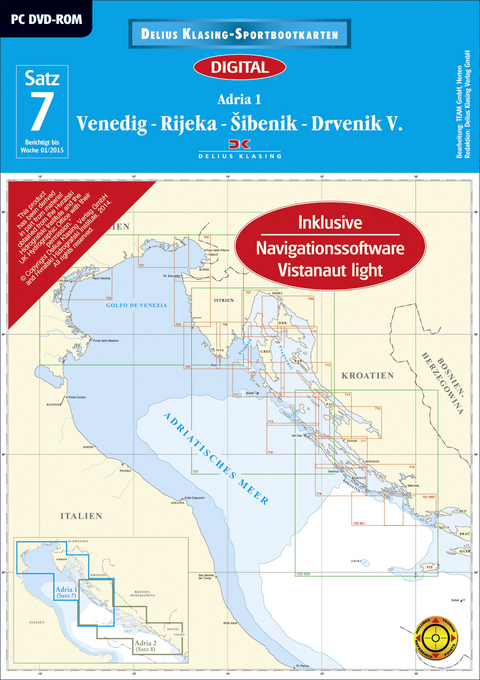 Satz 7: Venedig - Rijeka - &Scaron;ibenik - Drvenik V. (DVD-ROM, Ausgabe 2015)
