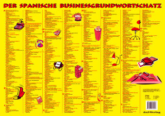 Business Wortschatz Spanisch - Schreibtischunterlage
