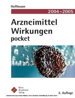 Arzneimittel Wirkungen pocket 2004 - 2005