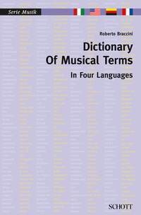 Dictionary of Musical Terms in Four Languages