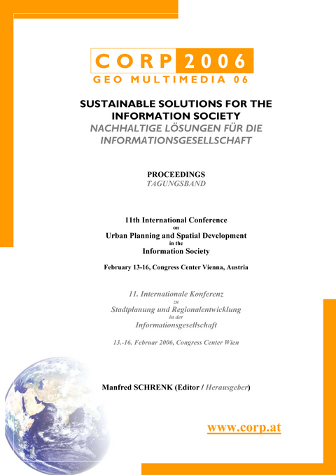 CORP 2006: Sustainable Solutions for the Information Society - Manfred Schrenk