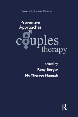 Preventive Approaches in Couples Therapy - Rony Berger, Mo Therese Hannah