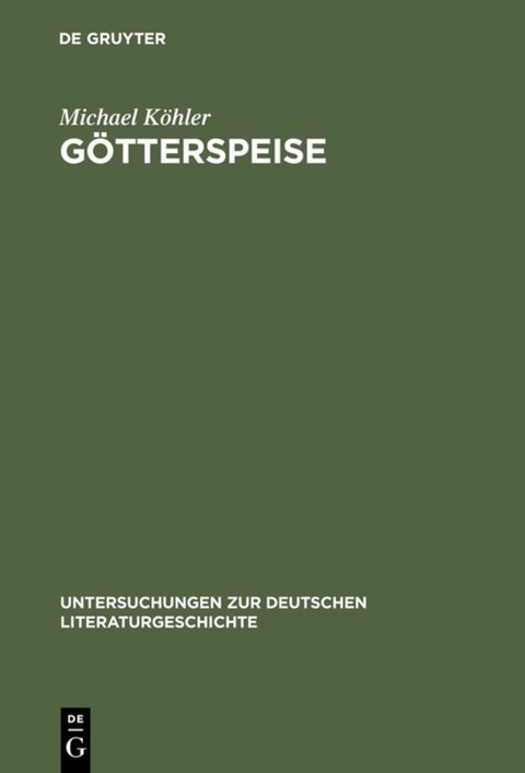 G&ouml;tterspeise - Michael K&ouml;hler