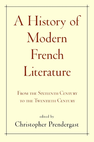 History of Modern French Literature