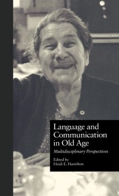 Language and Communication in Old Age - 