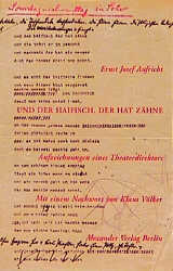 Und der Haifisch, der hat Z&auml;hne - Ernst J Aufricht