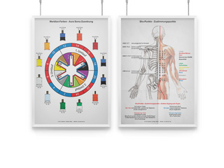 AMM & TCM Lehrtafel Shu- / Zustimmungspunkte und Meridianfarben