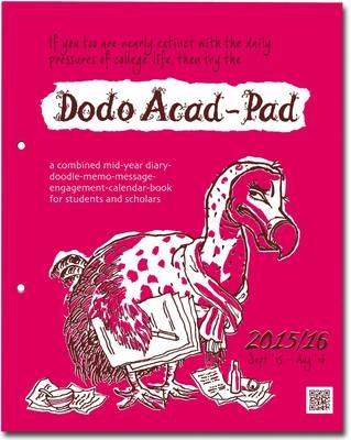 Dodo Acad-Pad Loose-Leaf Desk Diary 2015 - 2016 Week to View Academic Mid Year Diary - Naomi McBride