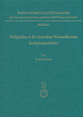 Heilquellen in der deutschen Wissensliteratur des Spätmittelalters