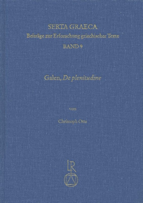 Galen. De plenitudine - Christoph Otte