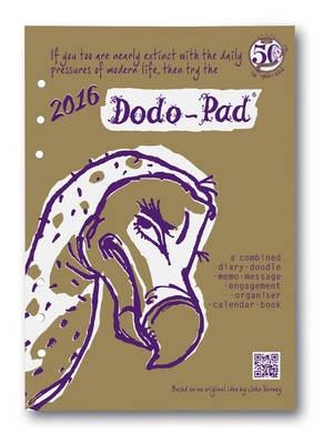 Dodo Pad Filofax-Compatible 2016 A5 Refill Diary - Week to View Calendar Year - Naomi McBride