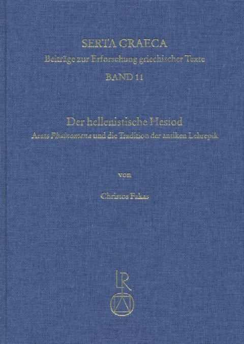 Der hellenistische Hesiod - Christos Fakas