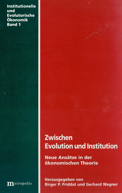 Zwischen Evolution und Institution - 