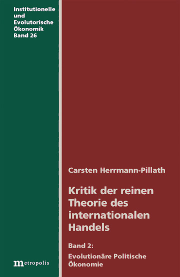 Kritik der reinen Theorie des internationalen Handels - Carsten Herrmann-Pillath
