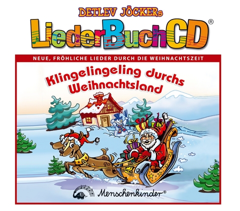 Klingelingeling durch's Weihnachtsland - LiederBuchCD - 