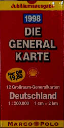 Generalkarte Deutschland 1998 in Kartenbox