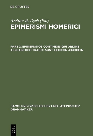 Epimerismos continens qui ordine alphabetico traditi sunt. Lexicon Aimodein