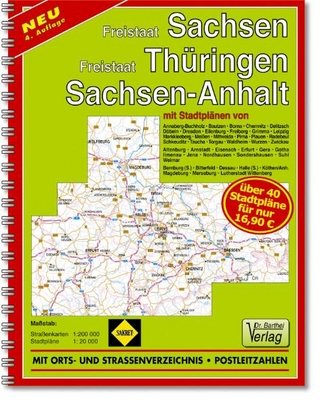Atlas Freistaat Sachsen, Freistaat Thüringen, Sachsen-Anhalt