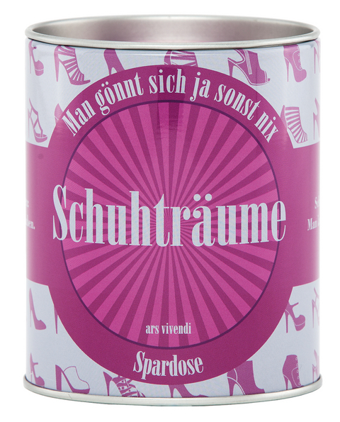Spardose "Schuhtr&auml;ume"