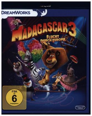 Madagascar 3, 1 Blu-ray