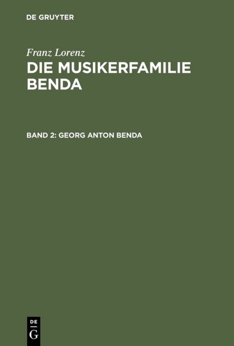 Georg Anton Benda - Franz Lorenz