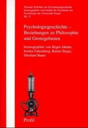Psychologiegeschichte - Beziehung zu Philosophie und Grenzgebieten