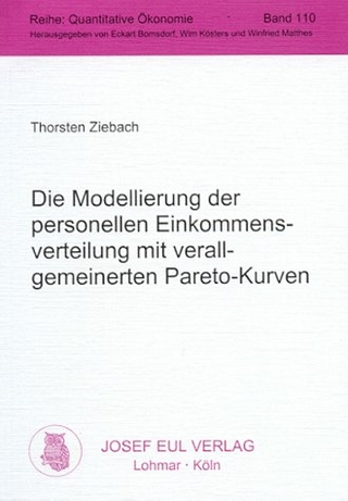 Die Modellierung der personellen Einkommensverteilung mit verallgemeinerten Pareto-Kurven