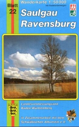 Topographische Sonderkarten Baden-W&uuml;rttemberg. Sonderblattschnitte auf der Grundlage der amtlichen topographischen Karten, meist gr&ouml;ssere Kartenformate mit zus&auml;tzlichen thematischen Eintr&auml;gen / Saulgau - Ravensburg (WR)