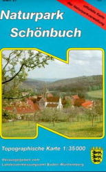 Topographische Sonderkarten Baden-W&uuml;rttemberg. Sonderblattschnitte auf der Grundlage der amtlichen topographischen Karten, meist gr&ouml;ssere Kartenformate mit zus&auml;tzlichen thematischen Eintr&auml;gen / Naturpark Sch&ouml;nbuch (WR)