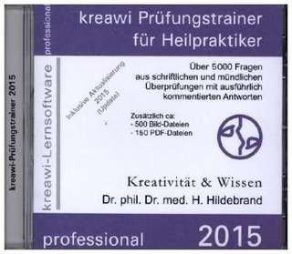 kreawi Prüfungstrainer für Heilpraktiker 2015, 1 CD-ROM