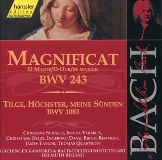 Magnificat D-Dur BWV 243. Tilge, Höchster meine Sünden BWV 1083, 1 Audio-CD