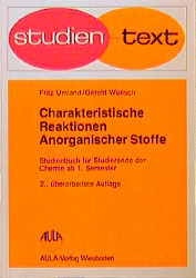 Charakteristische Reaktionen Anorganischer Stoffe - Fritz Umland, Gerald W&uuml;nsch