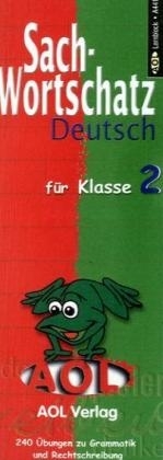 Sachwortschatz Deutsch Klasse 2