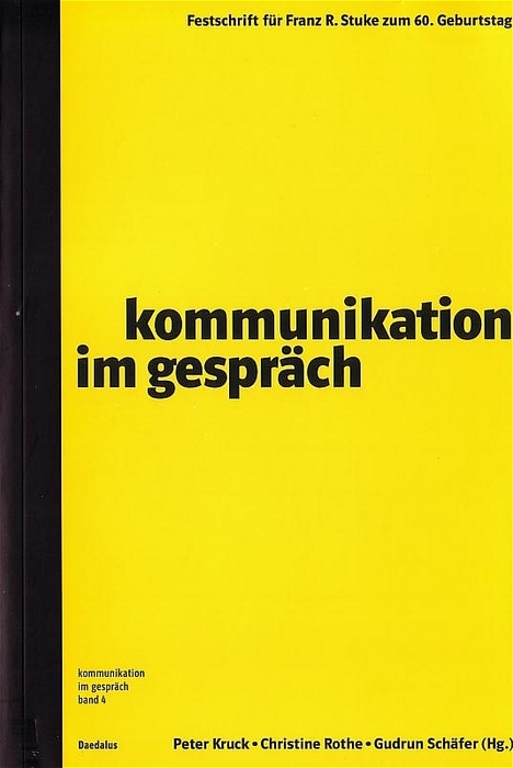 Kommunikation im Gespr&auml;ch - 