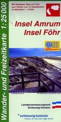 Wander- und Freizeitkarte Insel Amrum, Insel F&ouml;hr