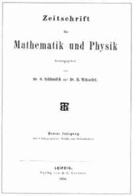 Zeitschrift f&uuml;r Mathematik und Physik 1. 1856 - 64. 1917 mit: Literaturzeitung der Zeitschrift f&uuml;r Mathematik und Physik 1. 1856 - 19. 1874. Historisch-litterarische Abteilung der Zeitschrift f&uuml;r Mathematik und Physik 20. 1875 - 45. 1900 und Supplemente - 