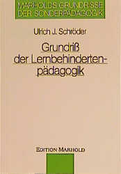 Grundriss der Lernbehindertenp&auml;dagogik - Ulrich J Schr&ouml;der