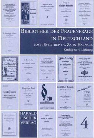 Bibliothek der Frauenfrage in Deutschland nach Sveistrup /von Zahn-Harnack / Bibliothek der Frauenfrage in Deutschland nach Sveistrup /von Zahn-Harnack