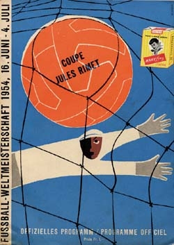 Offizielles Finalprogramm Fussballweltmeisterschaft 1954