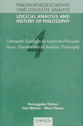 Schwerpunkt: Grundlagen der Analytischen Philosophie / Focus: Foundations of Analytic Philosophy