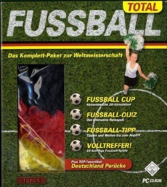 Fu&szlig;ball total, 1 CD-ROM + Deutschland-Per&uuml;cke
